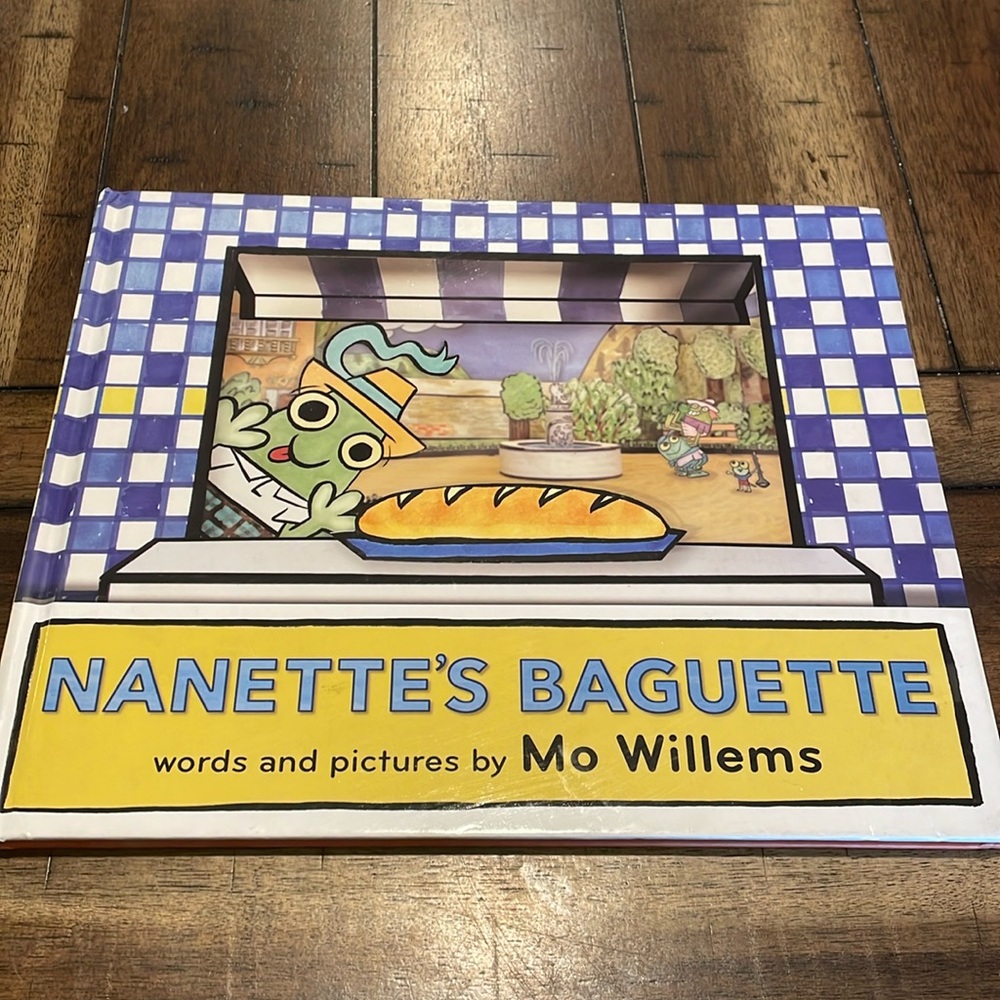 3/$15 Nanette’s Baguette book by Mo Willems